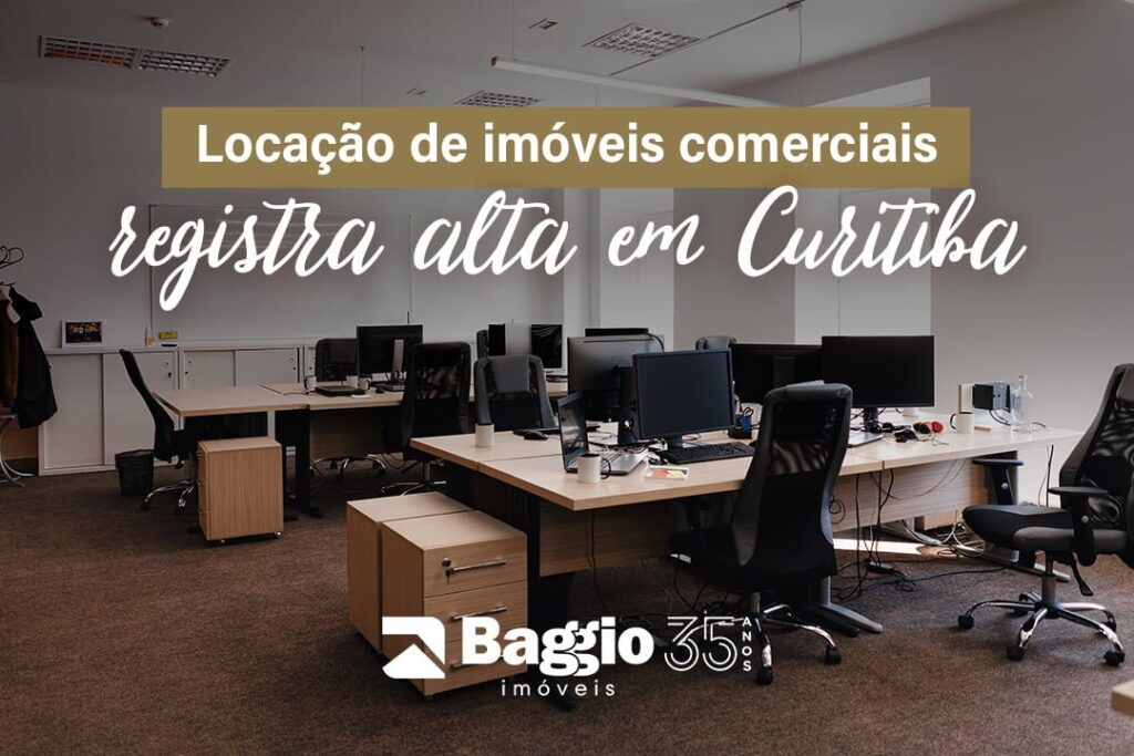 Locação de imóveis comerciais registra alta em Curitiba