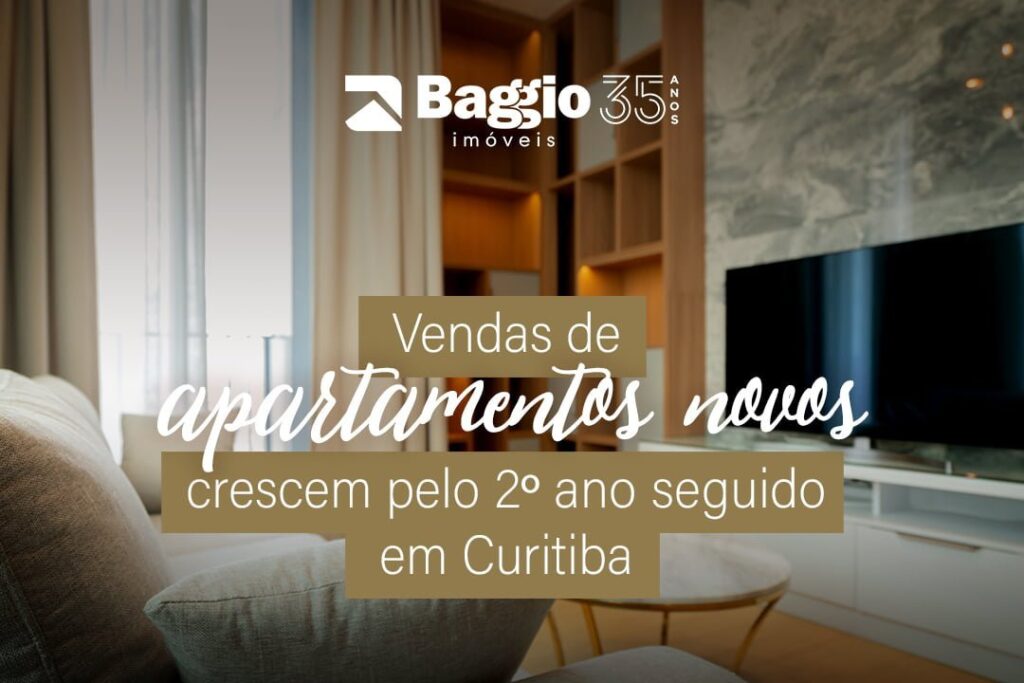 Vendas de apartamentos novos crescem pelo 2º ano seguido em Curitiba Vendas de apartamentos novos crescem pelo 2º ano seguido em Curitiba