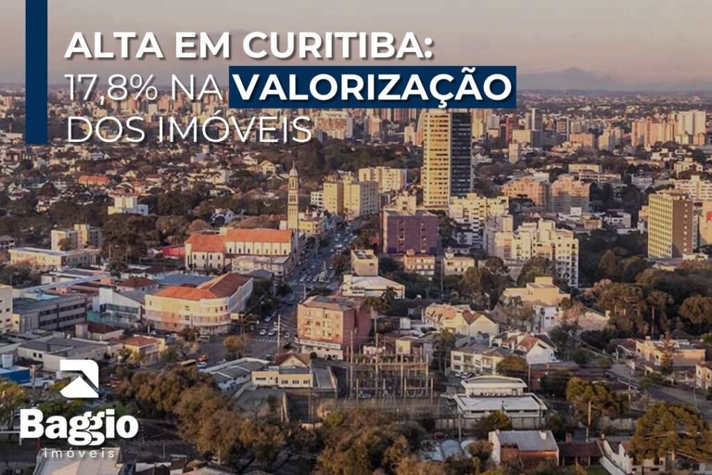 Alta em Curitiba: 17,8% na valorização dos imóveis Alta em Curitiba: 17,8% na valorização dos imóveis