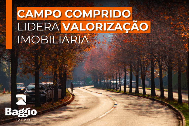 Campo Comprido lidera valorização imobiliária em Curitiba com alta de quase 60%